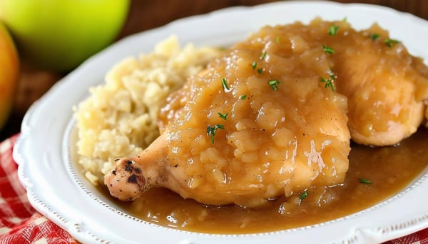 Baked Applesauce Chicken